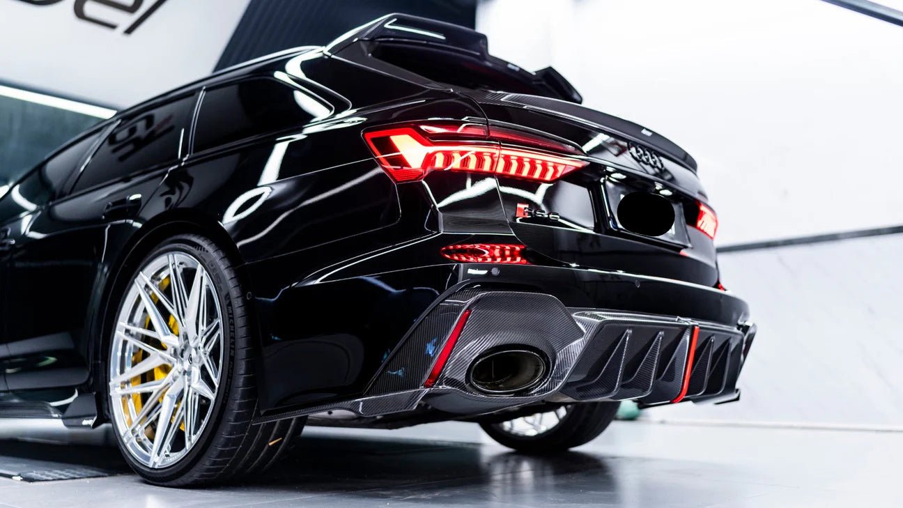 Carbon Fiber KB Rear Diffuser for Audi RS7 RS6 C8 2020