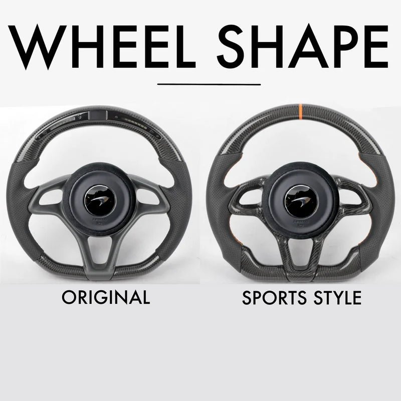 Custom Carbon Fiber Steerng Wheel - Mclaren