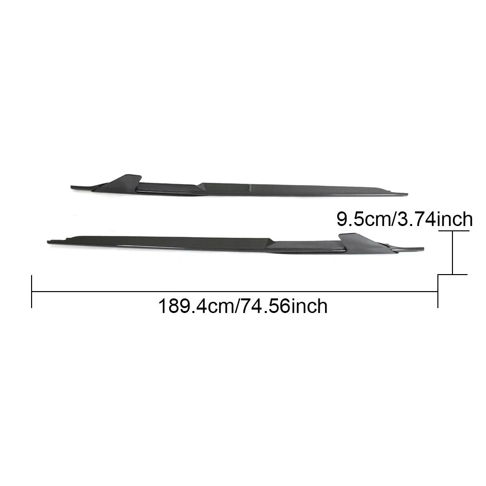 Dry Carbon Fiber Side Skirt Extension - Audi R8 V10 2020-2023 - 图片 7