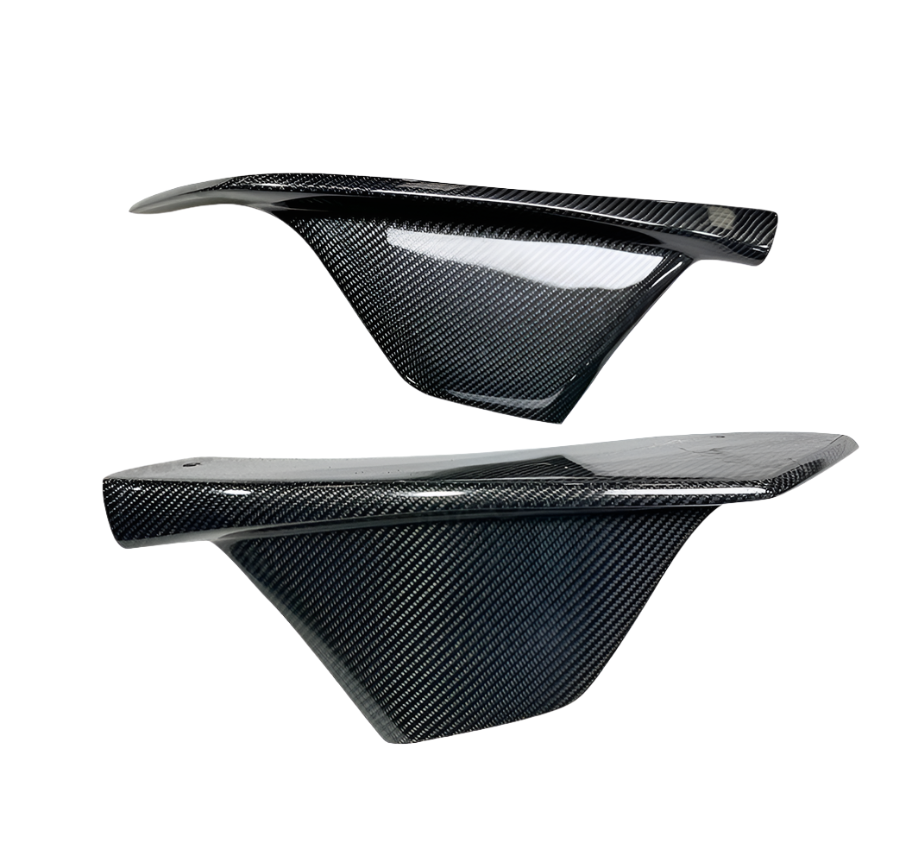 Rear Carbon Fiber Side Spliiter Extension- Toyota Supra A90 2019-2023