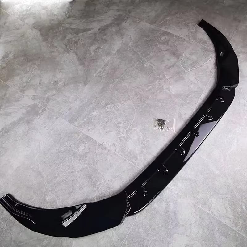 M Style Gloss Black Front Splitter Lip - Audi A3 8Y S3 S-Line 2020-2024