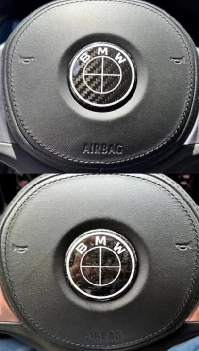 BMW Carbon Fiber roundel Emblem Cover - BMW