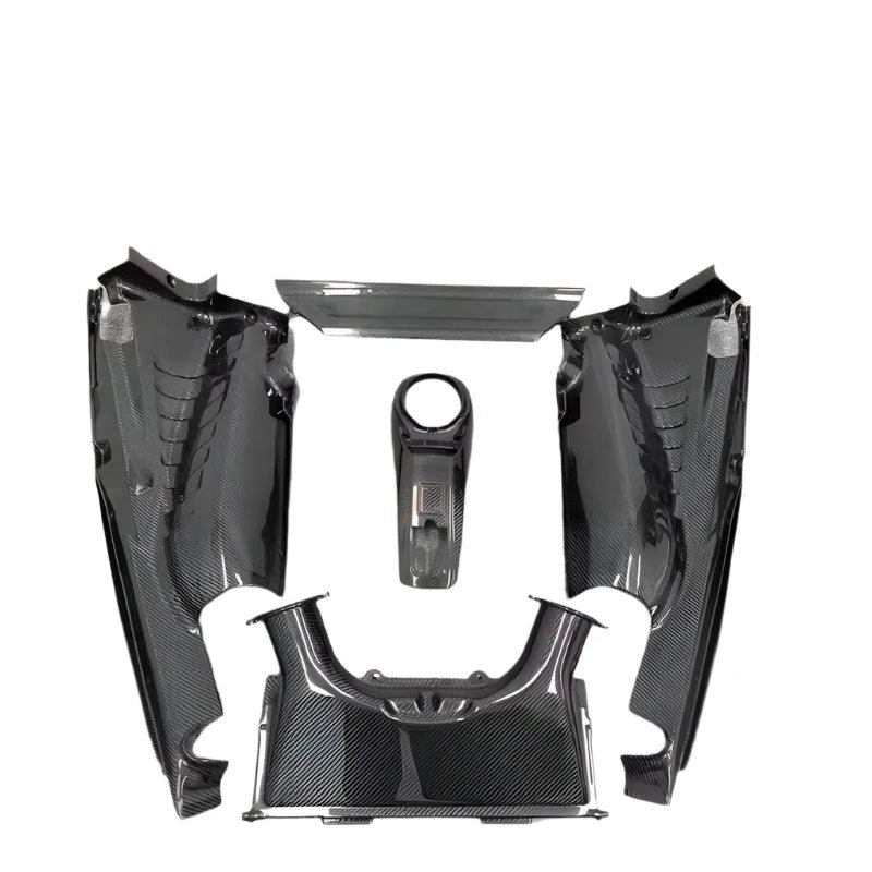 Dry Carbon Fiber Engine Bay Cover Set - Ferrari 488 GTB coupe spider