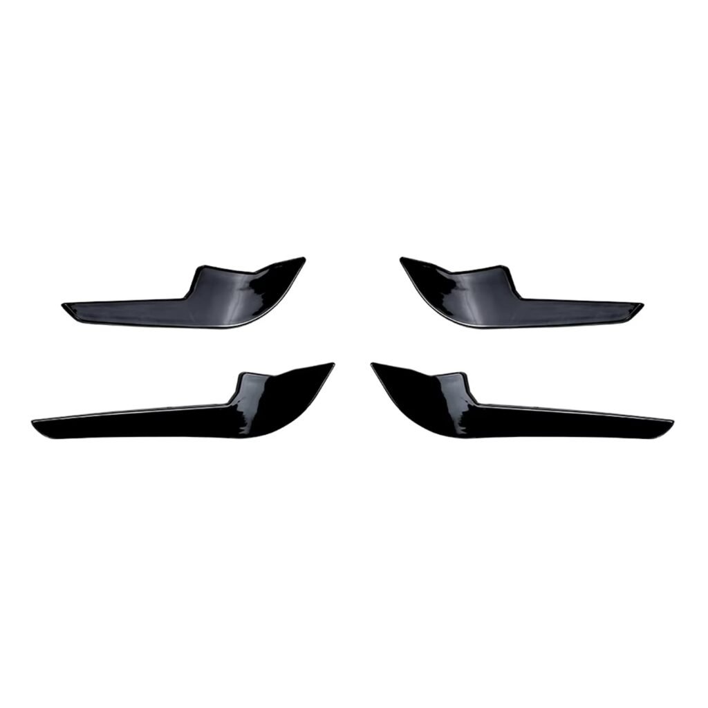 Gloss Black Aerodynamic Front Canard - Audi RS3 8Y 2021-2024 Sedan