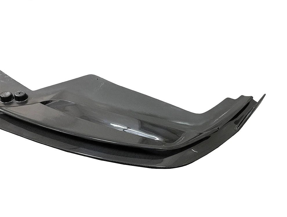 V Style Carbon Fiber Front Splitter - Ferrari 488