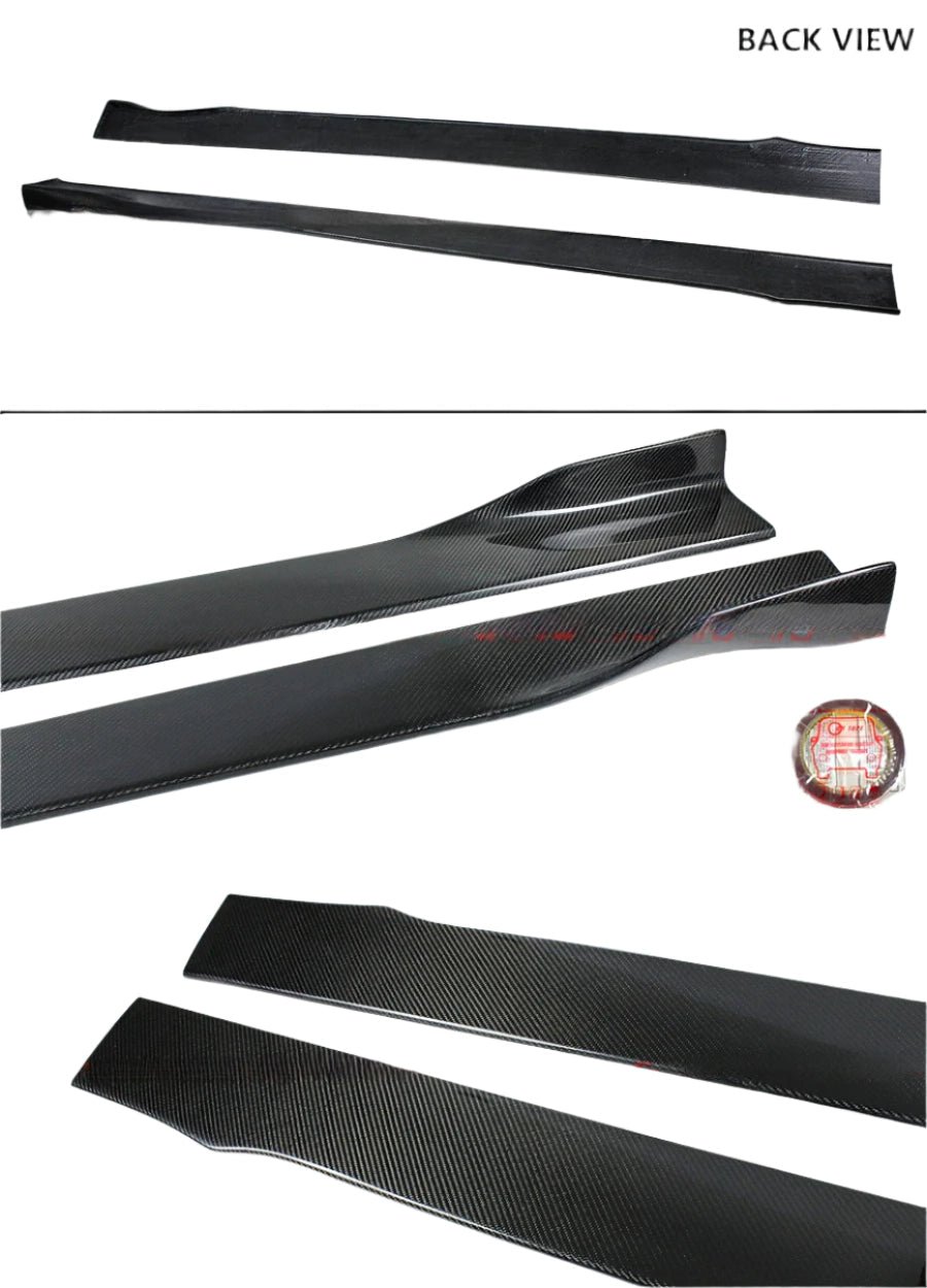 Carbon Fiber Winglet Side Skirt Extension - 21-25 Lexus IS300 IS350