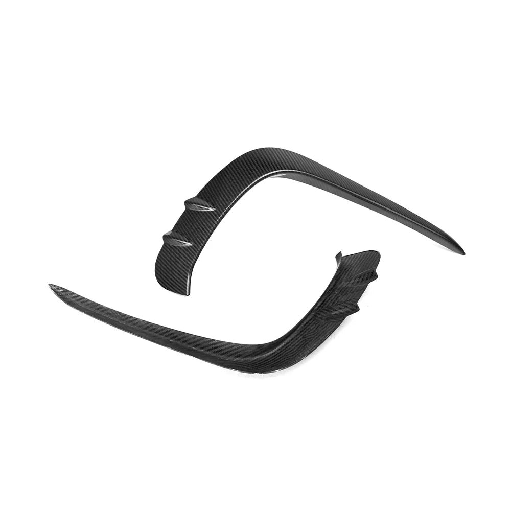 Carbon Fiber SQ Front Bumper Inset Trim - MERCEDES-AMG CLE 53 C236