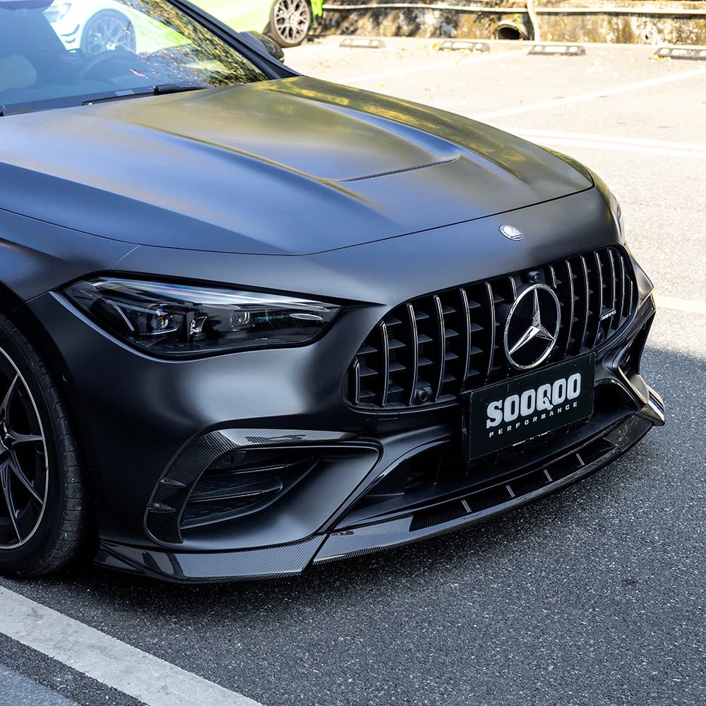 Carbon Fiber SQ Front Splitter Lip - MERCEDES-AMG CLE 53 C236
