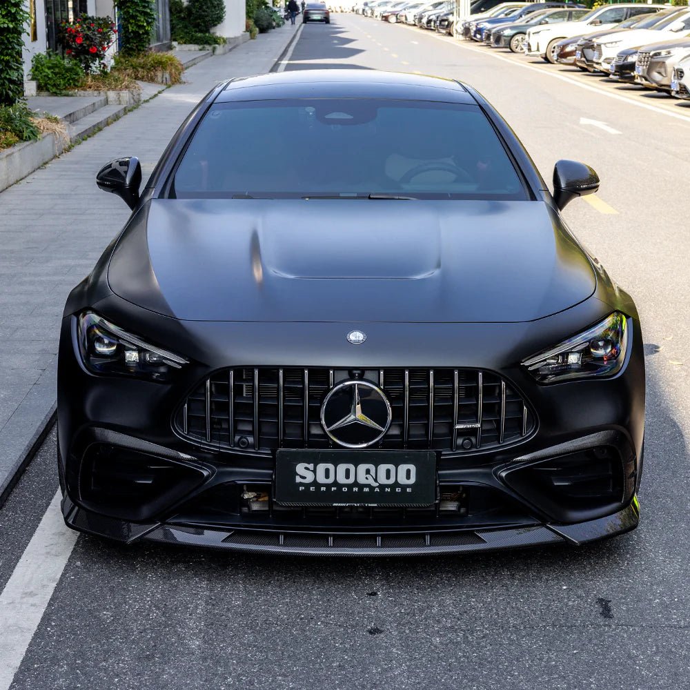 Carbon Fiber SQ Front Splitter Lip - MERCEDES-AMG CLE 53 C236