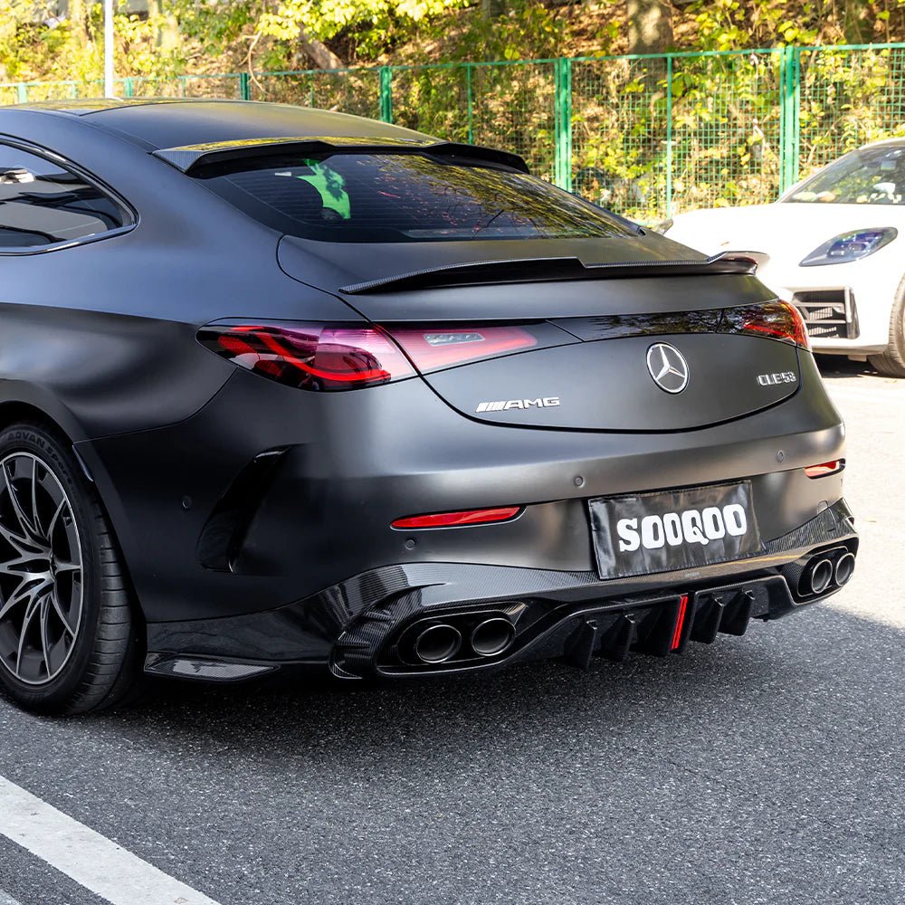 Carbon Fiber SQ Rear Diffuser Replacement - MERCEDES-AMG CLE 53 C236