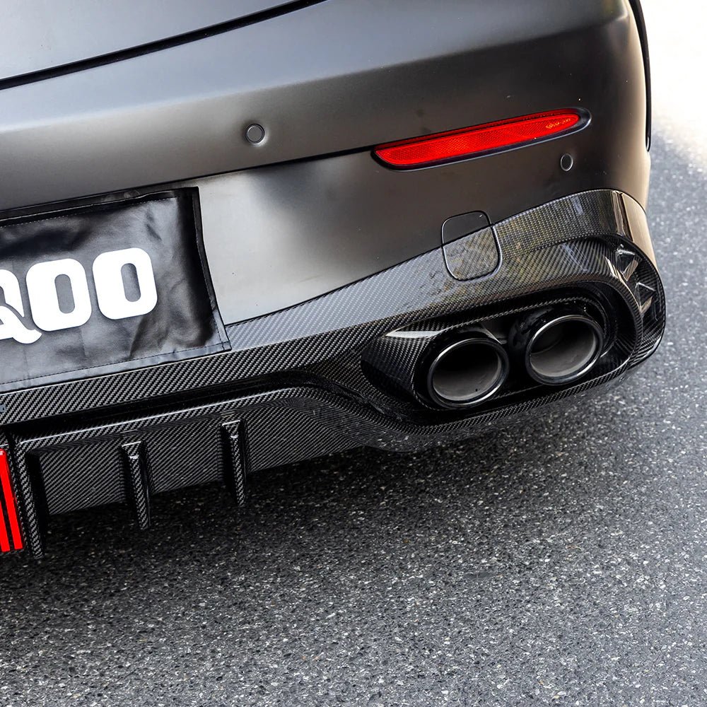 Carbon Fiber SQ Rear Diffuser Replacement - MERCEDES-AMG CLE 53 C236