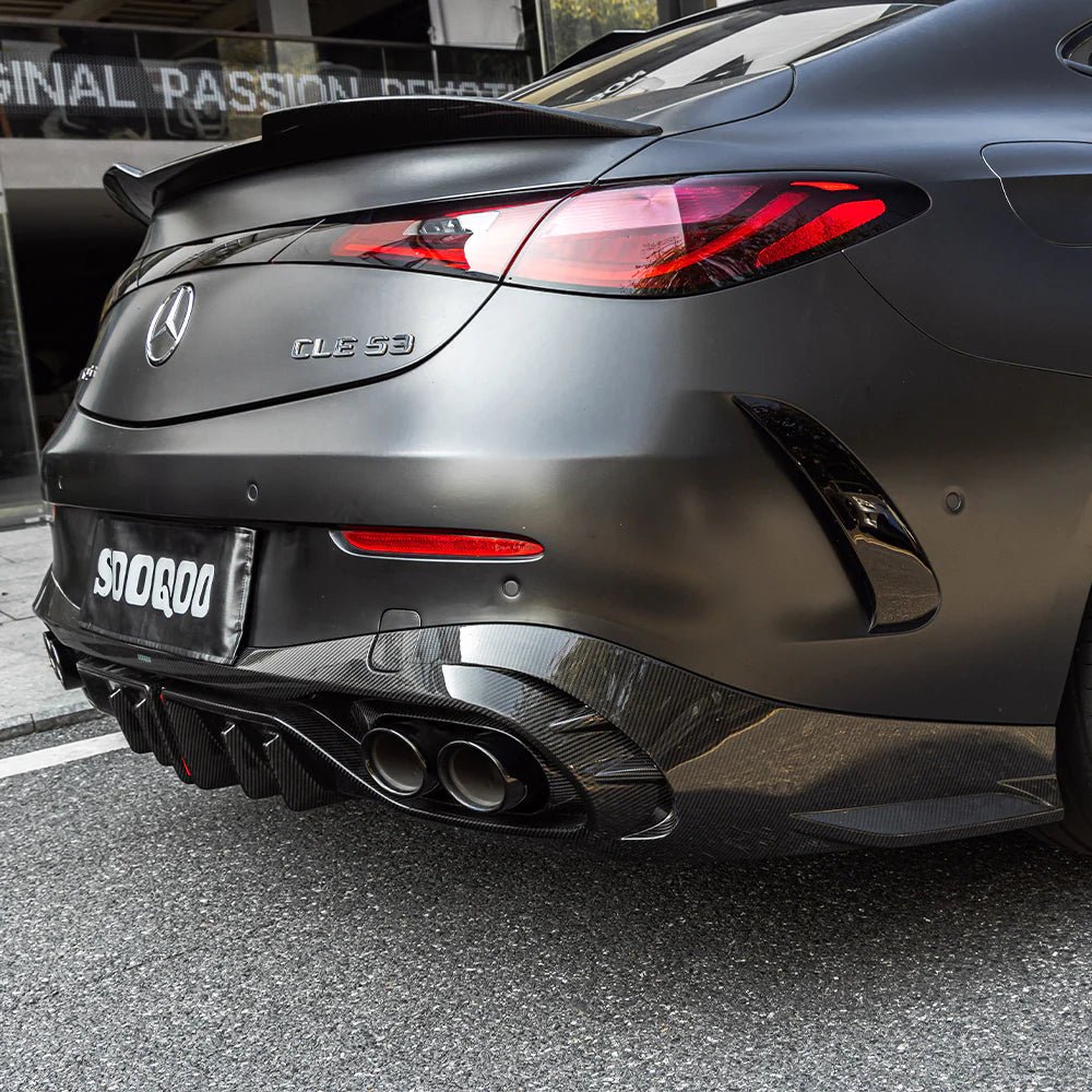 Carbon Fiber SQ Rear Diffuser Replacement - MERCEDES-AMG CLE 53 C236