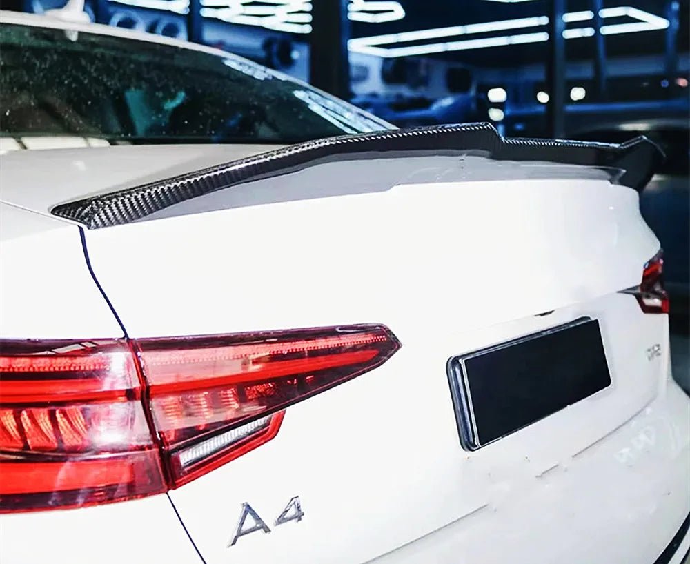 PSM Style Carbon Fiber trunk Spoiler - Audi 17-2024 AUDI A4 S4 B9/B9.5