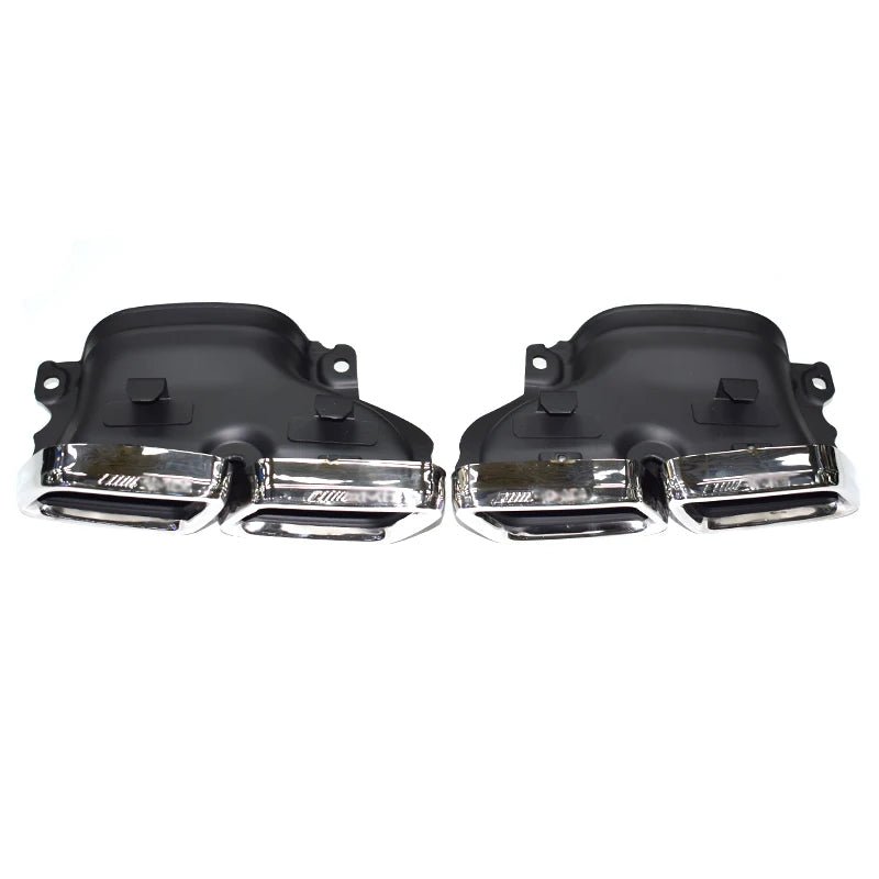 Square Mouth AMG Exhaust Pipe Tip - Mercedes C-Class W205