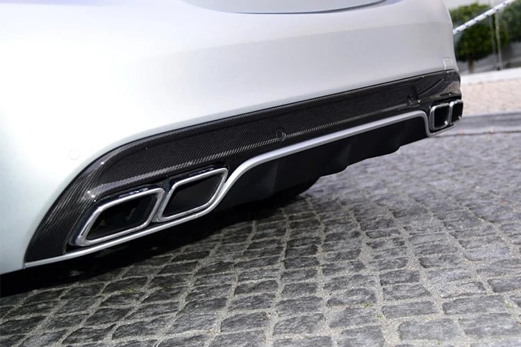 Square Mouth AMG Exhaust Pipe Tip - Mercedes C-Class W205