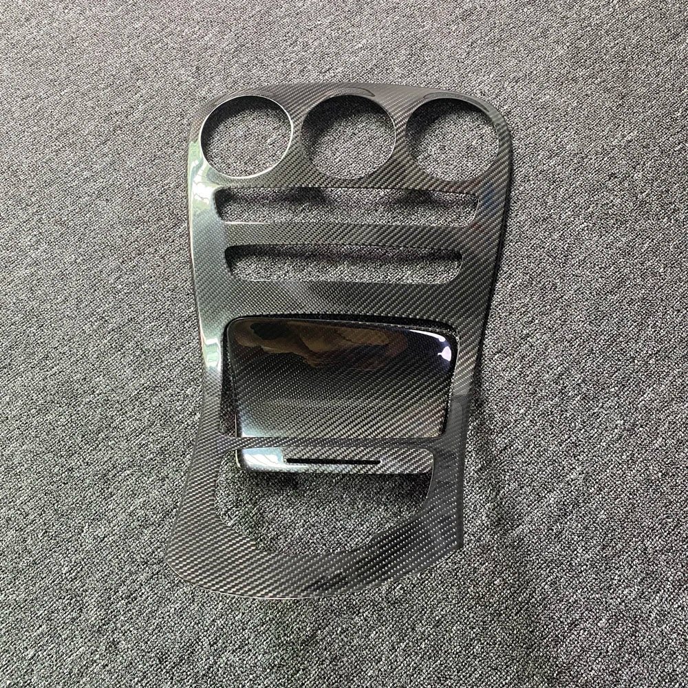 Carbon Fiber Interior Center Control Panel - Mercedes Benz W205 C Class Amg Coupe