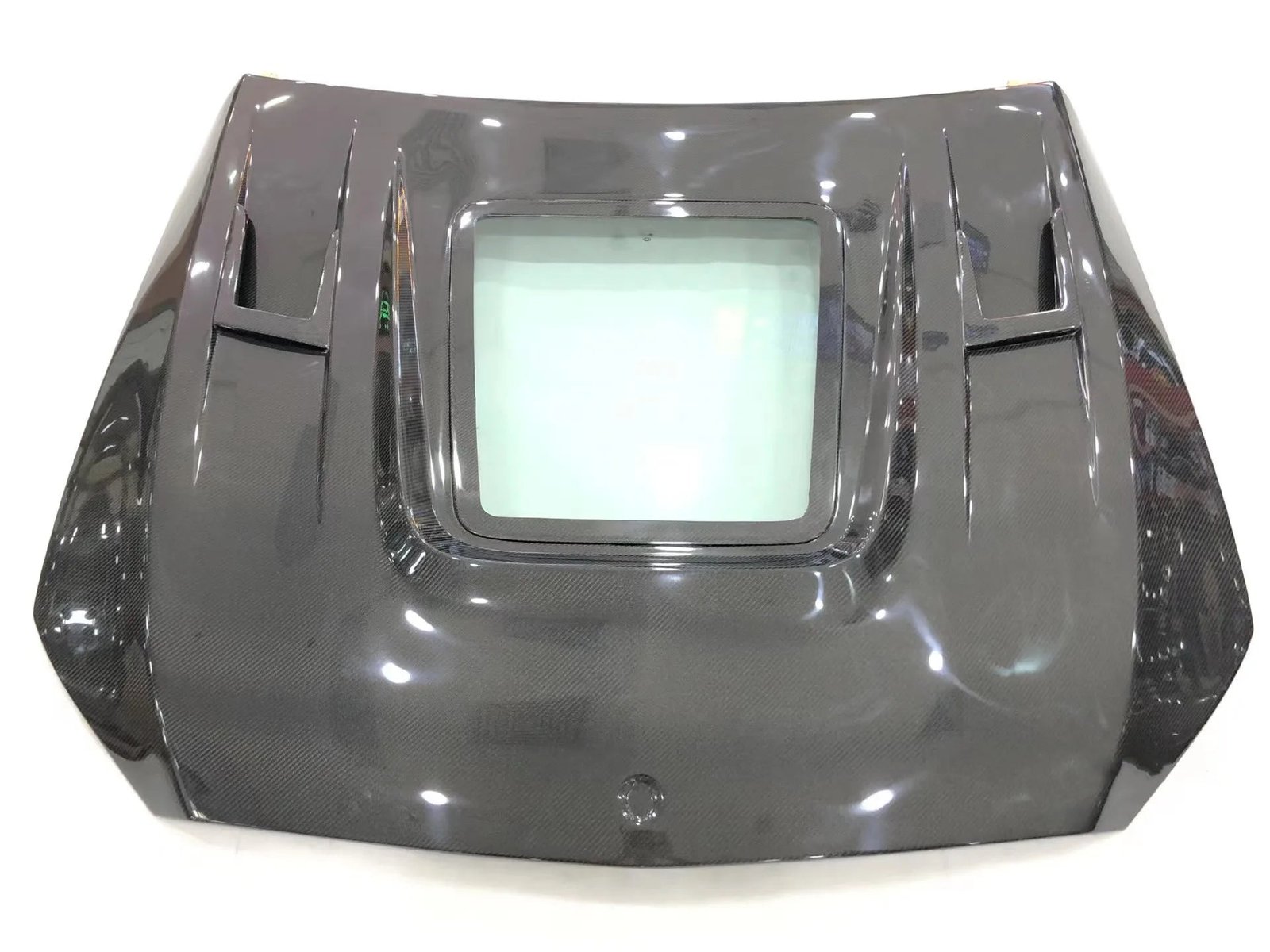 Carbon Fiber Hood W/ Transparent Window - Mercedes Benz W205 C63 AMG
