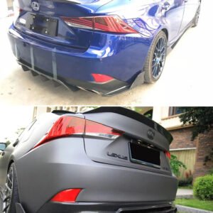 Carbon Fiber Rear Bumper Diffuser Lip Extension - Lexus IS250/IS300/ & IS350