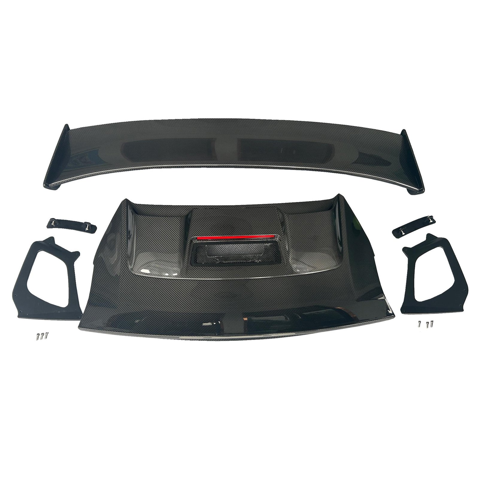 GT2RS Style Dry Carbon Fiber Rear wing w/ Carbon Fiber Trunk - 2016-2019 Porsche 911 991.2 Carrera & S & 4S