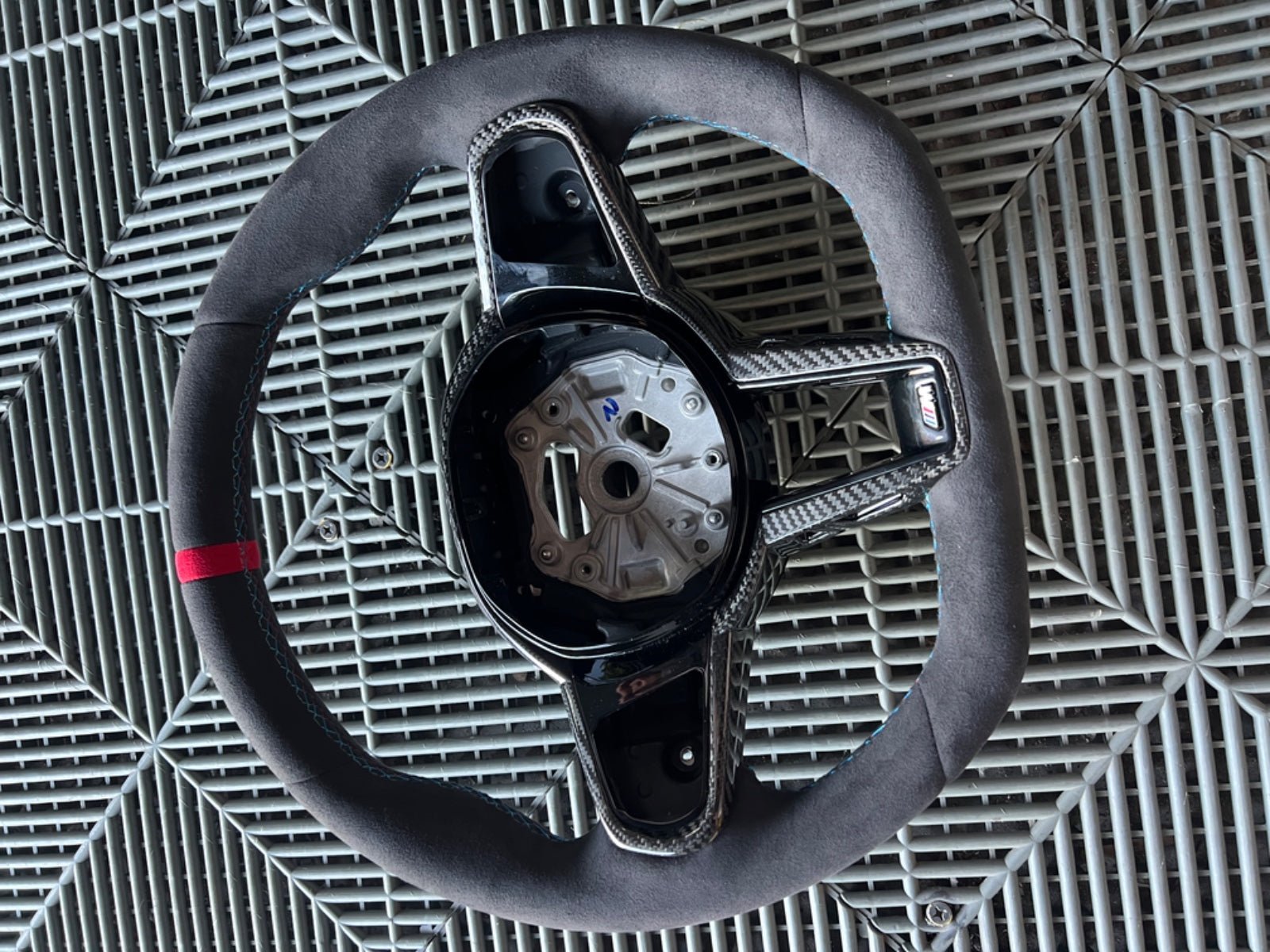 LCI conversion Steering Wheel w/ Carbon Fiber Trim Complete Replacement- BMW G Chassis