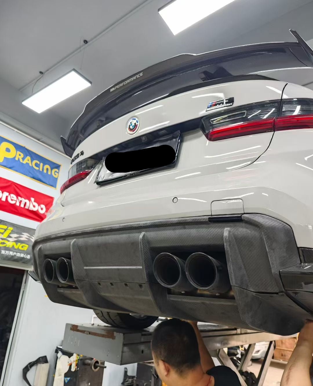 Carbon Fiber Rear Undertray Diffuser - BMW G80 M3 / G82 & G83 M4