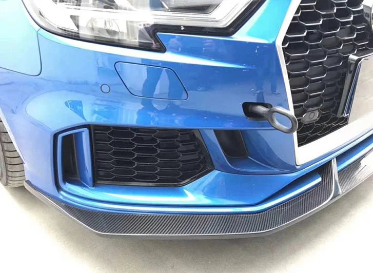 Carbon Fiber Front Bumper Lip For Audi RS3 8V - 图片 3