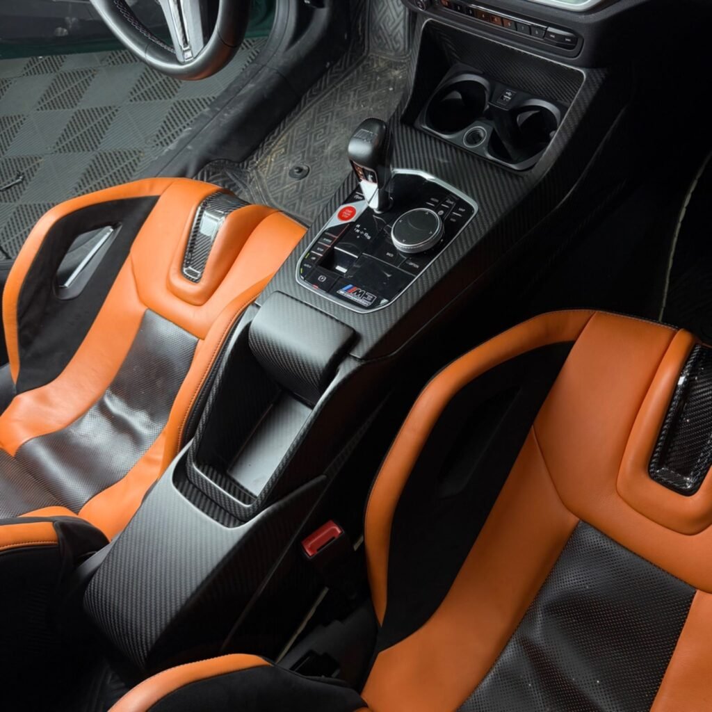 Carbon Fiber Center Console CSL Control Panel - BMW G87 M2/G80 M3/G82 M4 CSL Central Control