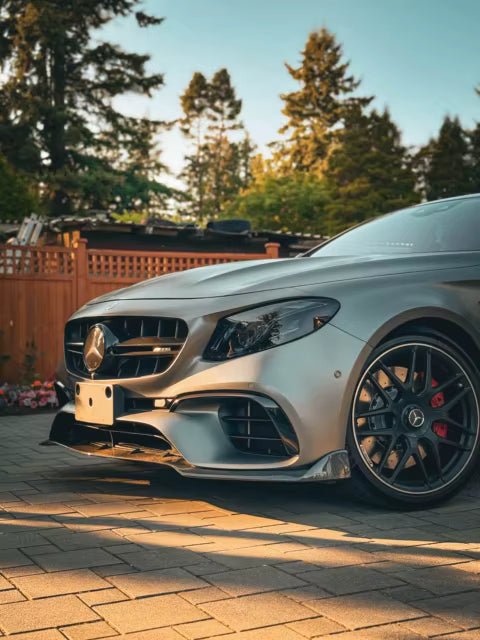 Carbon Fiber BRBS Style Front Splitter lip -  Mercedes Benz W213 E Class E53 E43 E400 Sport 2016-2020 W213