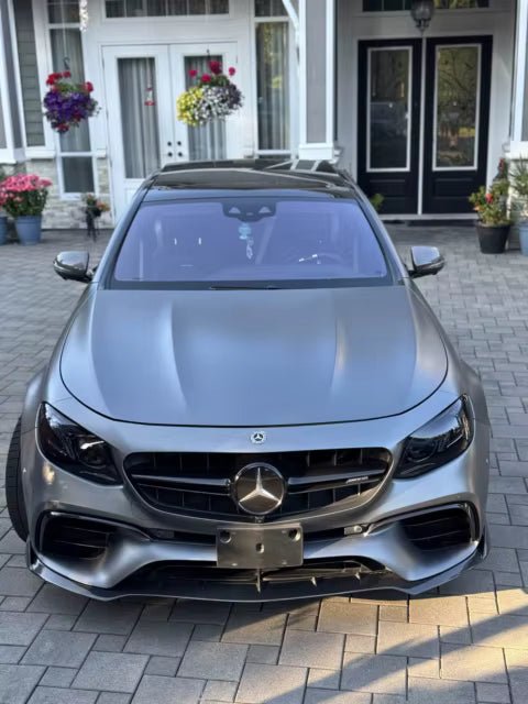 Carbon Fiber BRBS Style Front Splitter lip - Mercedes Benz W213 E Class E53 E43 E400 Sport 2016-2020 W213 - 图片 6