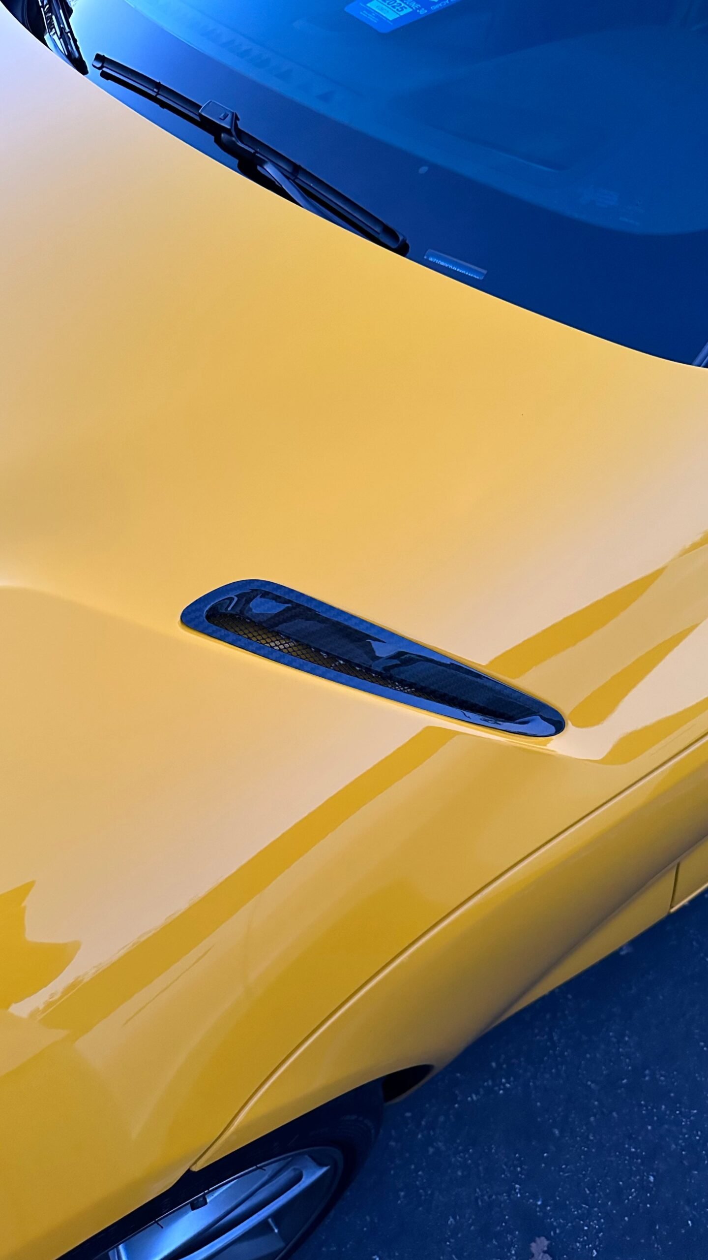 Carbon Fiber Hood Vent Scoop Trims - Toyota A90 Supra - Image 12