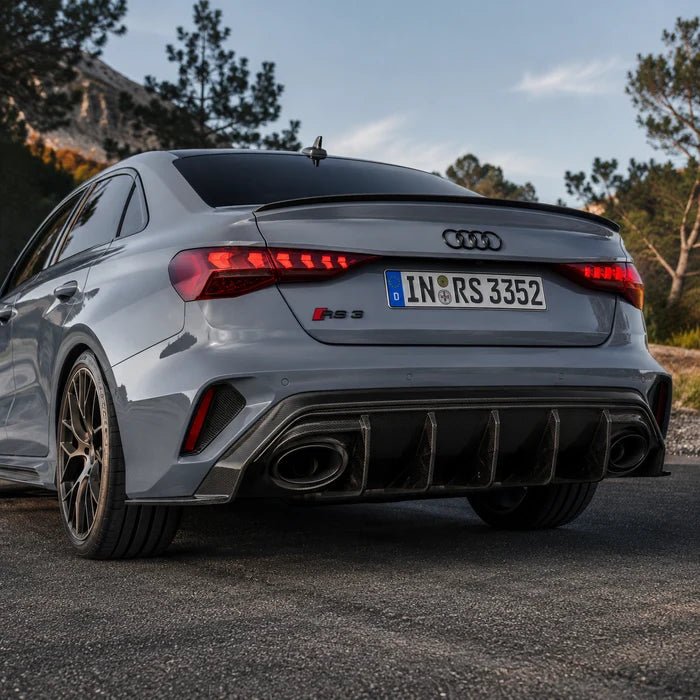 PrePreg Carbon Fiber Rear Diffuser for Audi RS3 8.5Y