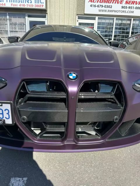Prepreg Carbon Fiber CSL Style Front Grille Replacement - BMW G80 M3 & G82 / G83 M4 - 图片 14