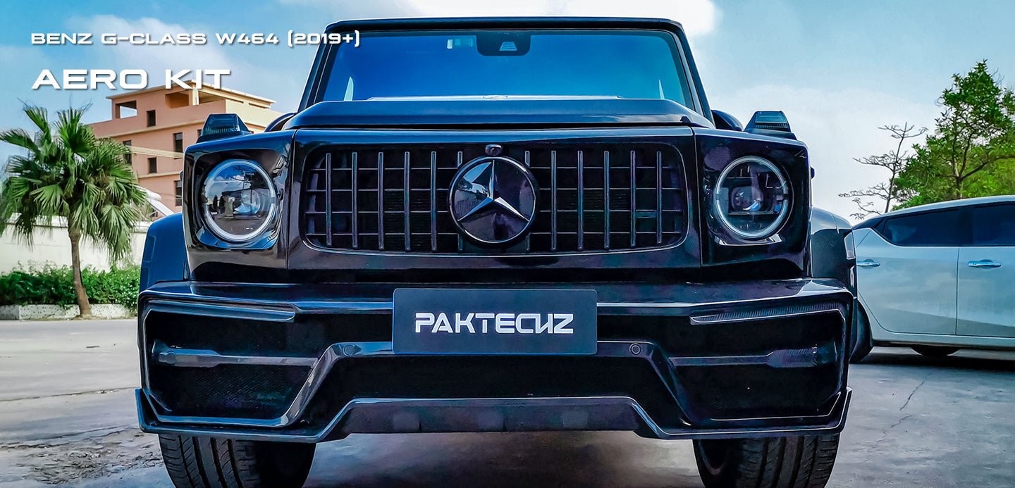 Paktechz Dry Carbon Fiber Front Bumper - Mercedes Benz G Class W464 G500 G550 G63