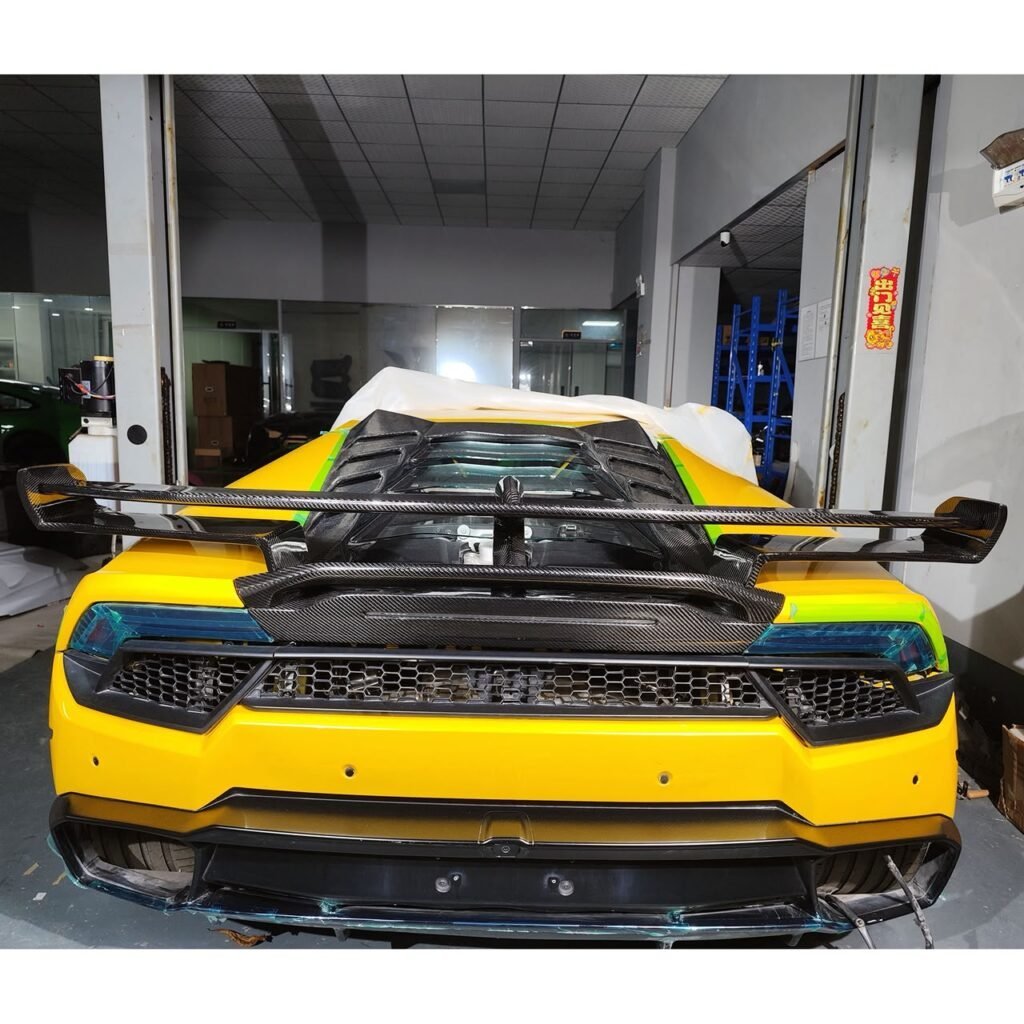 Carbon Fiber SVJ Style Rear Wing - Lamborghini Huracan