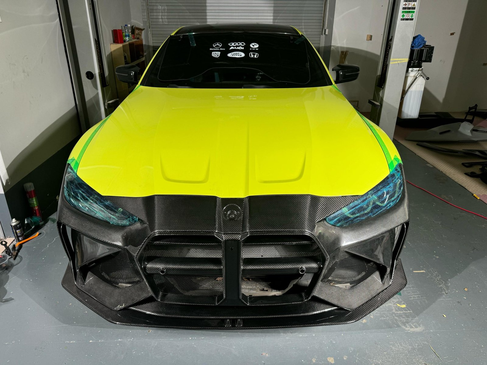 Carbon Fiber AD Style Front Bumper W/ Front Lip - BMW G80 M3/G82/G83 M4