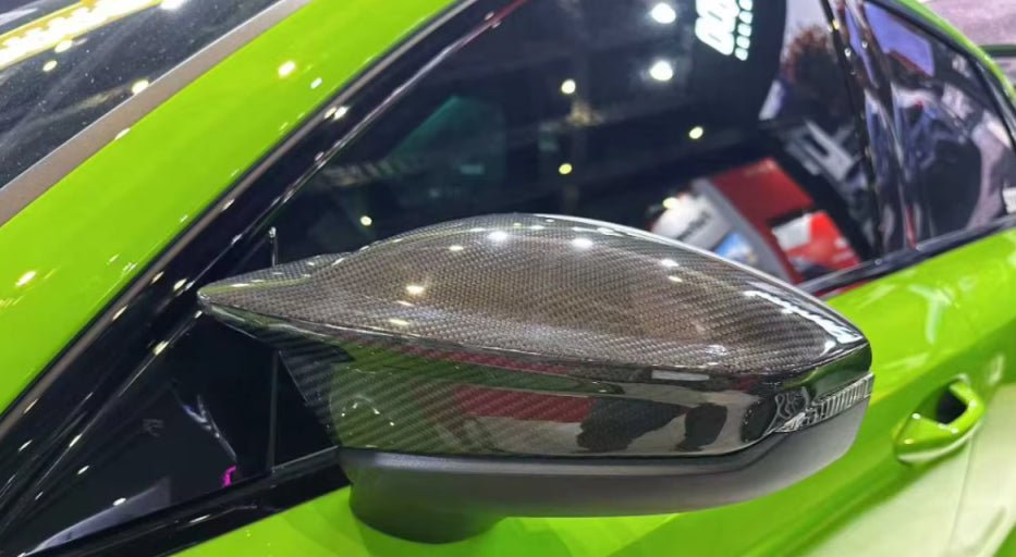 Prepreg Carbon Fiber Mirror M Style Caps Replacement - Audi A3 S3 RS3 8Y 2021+