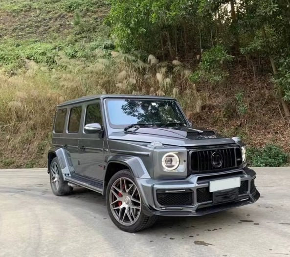 Prepreg Carbon Fiber BB G900 Rocket Style Front Lip - Mercedes Benz G Wagon W464 AMG G63