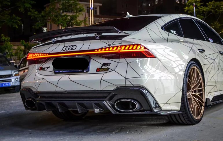 Paktechz Prepreg Carbon Fiber Rear Diffuser - Audi RS6 / RS7 C8