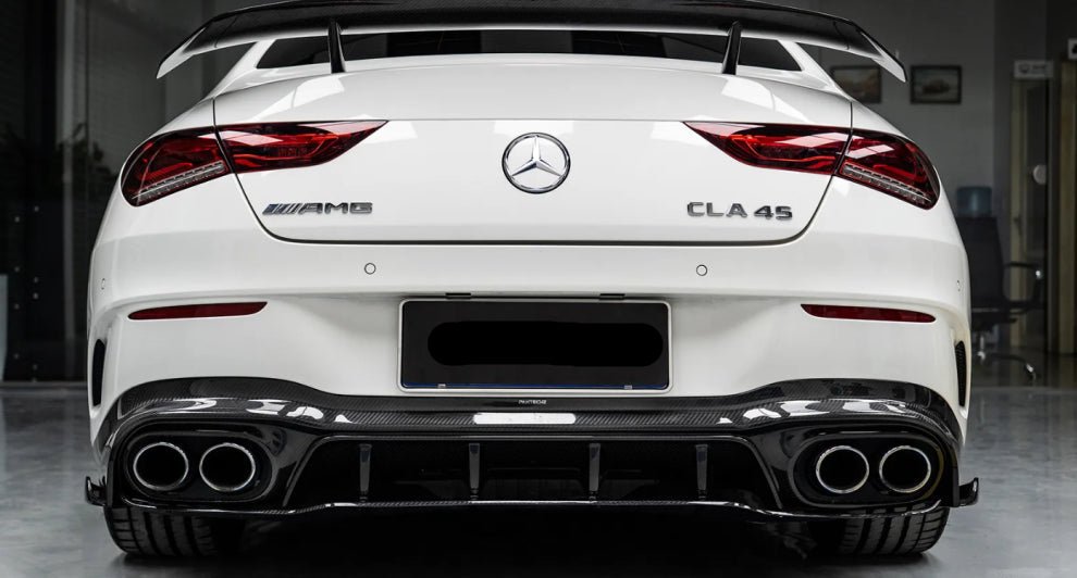 Paktechz Prepreg Dry Carbon Fiber Rear Diffuser - Mercedes Benz W118 C118 CLA Class AMG CLA35 CLA45S