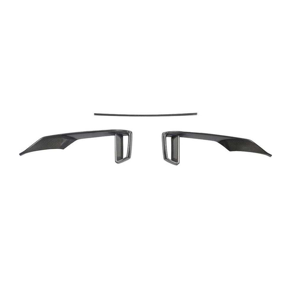 Carbon Fiber Front Bumper foglight Trim Set - AUDI RS3 Sedan 2017-2019 - Image 2