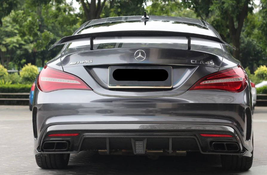 Paktechz Dry Carbon Fiber Rear Wing - Mercedes Benz CLA Class W117 C117