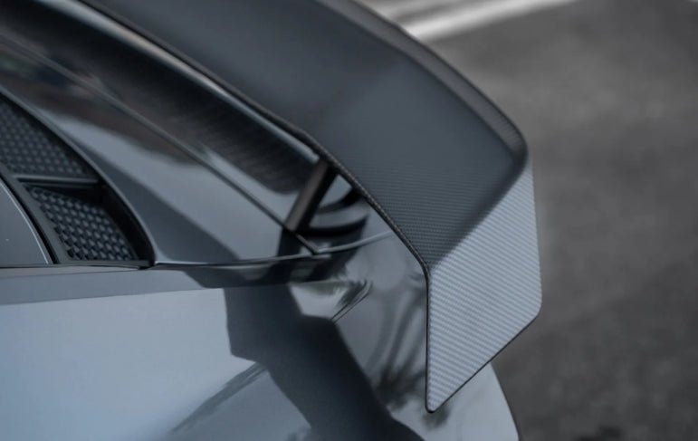 Paktechz Prepreg Carbon Fiber Rear Spoiler Wing - Audi R8 2016 - 2023 - 图片 3