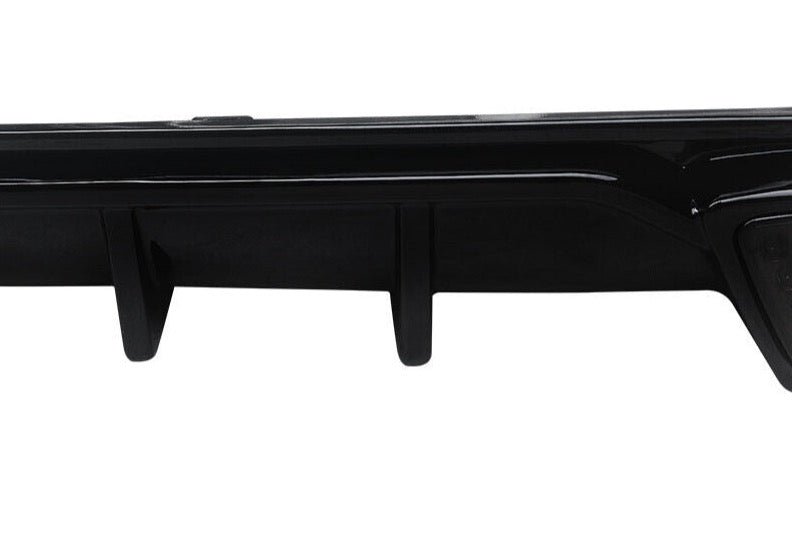 Gloss Black Honda Accord Rear Diffuser + Corner Apron Spats W/ LED