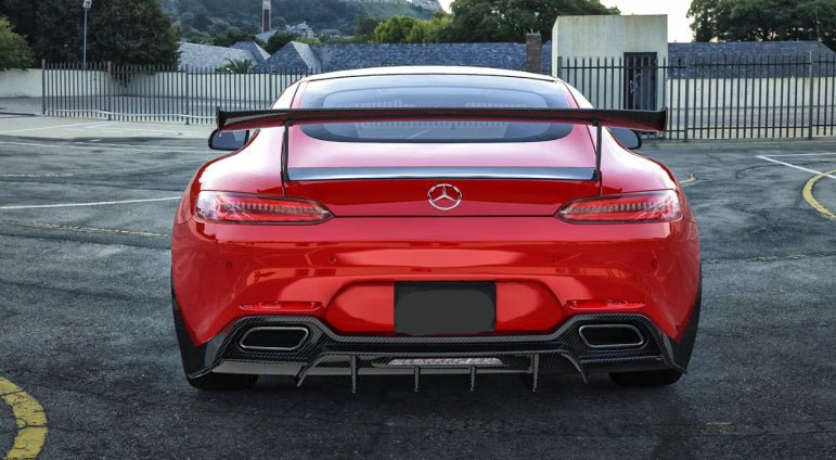 Prepreg Carbon Fiber Rear Wing Spoiler V1 - Mercedes Benz AMG GT GTS GTC C190