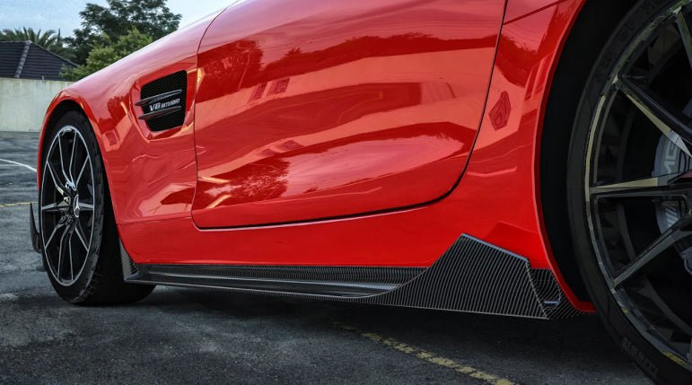 Paktechz Carbon Fiber Side Skirts V1 - Mercedes Benz AMG GT GTS C190 2014-2018