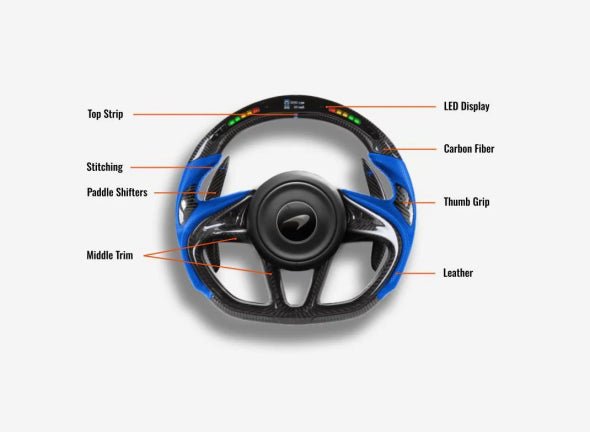 Full Custom Steering Wheel - McLaren 720S/765LT/GT