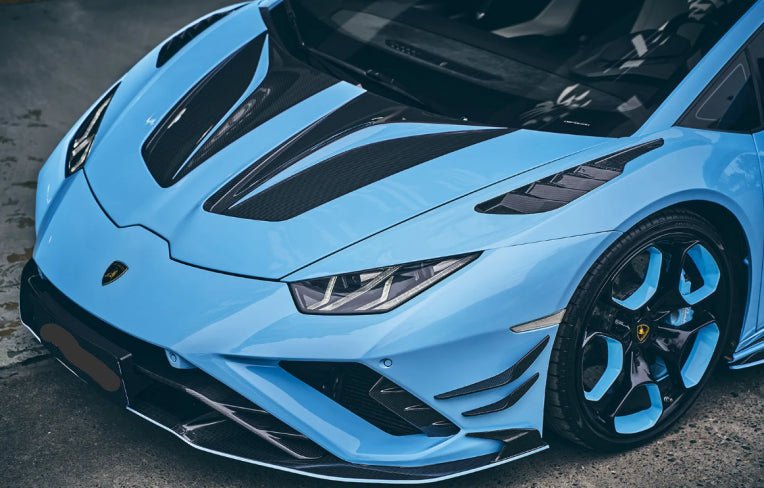 Paktechz Prepreg Carbon Fiber Front Lip - Lamborghini Huracan EVO RWD