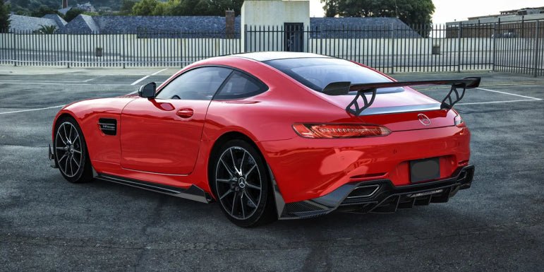 Paktechz Carbon Fiber Rear Bumper Diffuser V1 - Mercedes Benz AMG GT GTS C190
