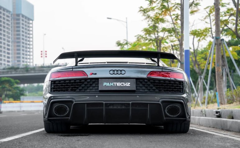 Paktechz Prepreg Carbon Fiber Rear Spoiler Wing - Audi R8 2016 - 2023 - 图片 5