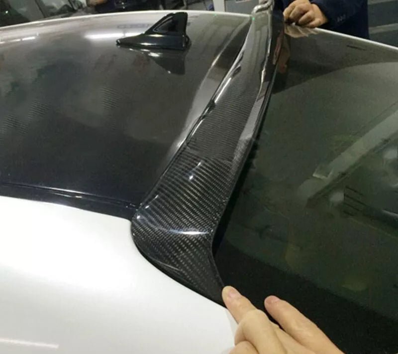 CARBON FIBER REAR WINDOW JDM ROOF SPOILER - 14-20 LEXUS IS300 IS350 IS200